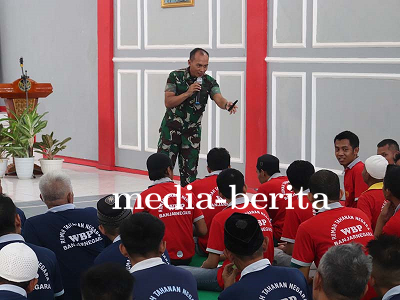 Dandim Berikan Wawasan Kebangsaan Kepada Warga Binaan Rutan Kelas II B Banjarnegara