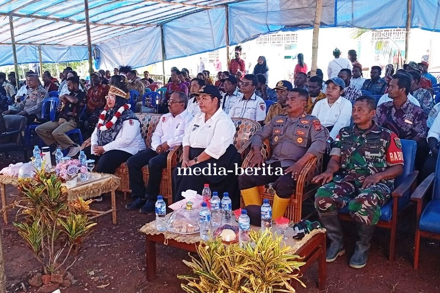 Babinsa Koramil 1707-02/Merauke Hadiri Peresmian Puskesmas Proto Taip di Kampung Wayau