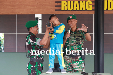 Tk Adzkia Banjarnegara mengunjungi Kodim 0704 Banjarnegara