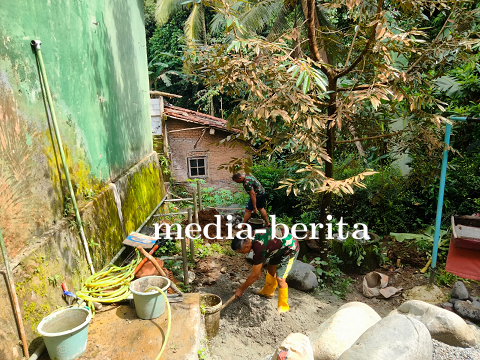 Peduli Pangkalan Anggota Pembuatan Pagar Koramil