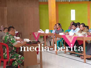 Silaturahmi Babinsa Kamtibmas dan Evaluasi Satgas Covid