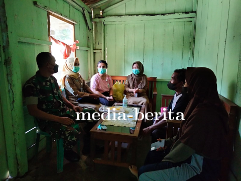 Deteksi Dini Babinsa Bersama Perangkat Desa,Dinas Kesehatan  Melaksanakan Tracer