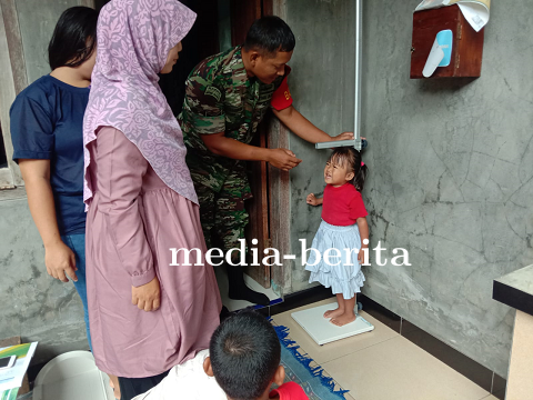 Babinsa Sijenggun Aktif Dampingi Posyandu