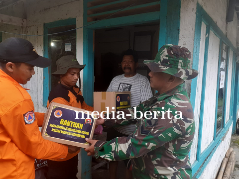Koramil 17/Wanayasa bersama BPBD Salurkan Sembako 