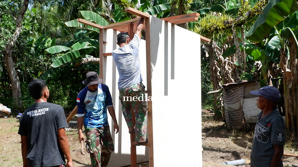 Bakti Nyata Prajurit TNI: Impian Bapak Andreas Wake Mulai Terwujud Berkat TMMD Ke-125