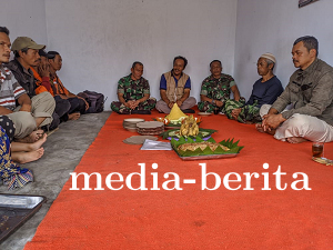 Danramil Bersama Babinsa Hadiri Peresmian Posko Destana Desa Ambal