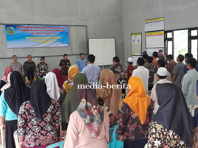 Babinsa Koramil 14 Madukara Hadiri Musrenbang Perencanaan Pembangunan Desa