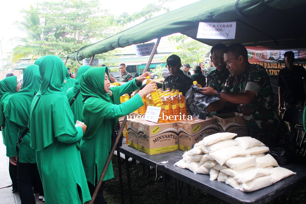 Ratusan Warga Papua Selatan Terbantu Dalam Bhakti Sosial Hut Ke-80 TNI