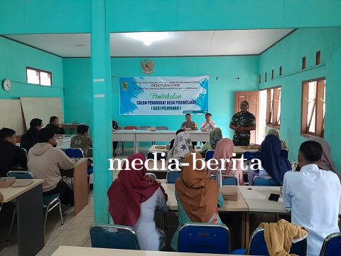 Danramil 04 Karangkobar Hadiri Pembekalan Calon Perangkat Desa