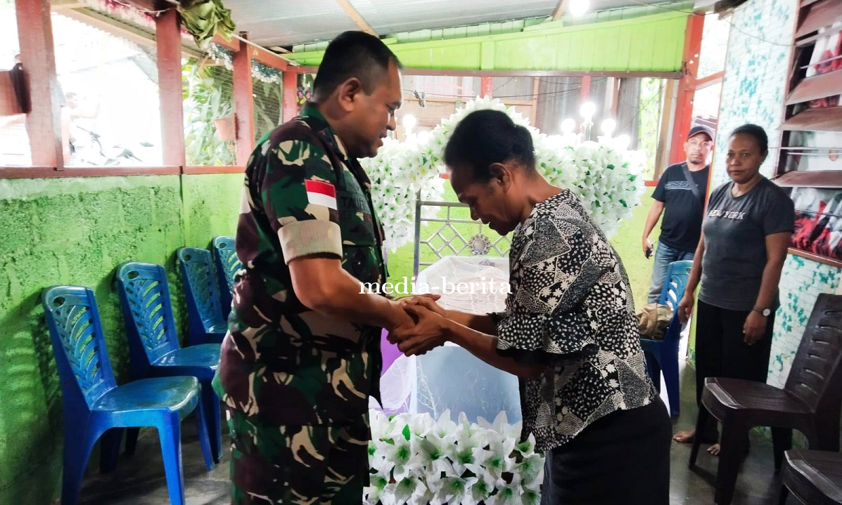 Sampaikan Belasungkawa ke Rumah Duka, Dandim Jayapura: Selamat Jalan Prajurit Terbaik Jasamu Abadi