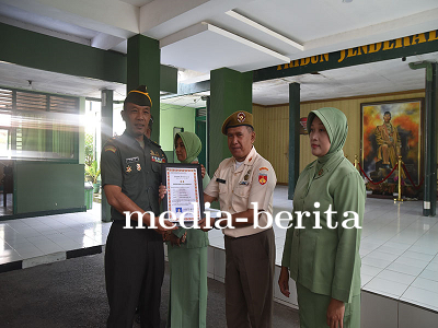 Penyambutan dan Pelepasan Personil Baru di Kodim 0704 Banjarnegara