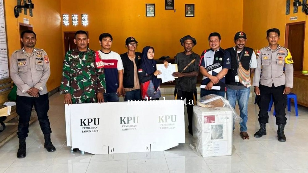 Kodim Jayapura Kawal Ketat Logistik PSU Pilgub Papua 2025 Sampai Tujuan