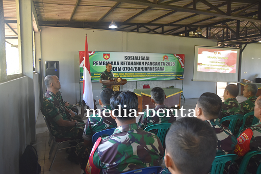 Kodim 0704 Banjarnegara Gelar Sosialisasi Ketahanan Pangan di Era Digital