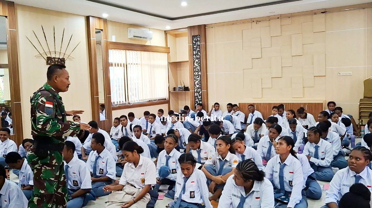 Bentuk Karakter Generasi Bangsa, Kodim Jayapura Latih Disiplin dan Fisik Pelajar SRMA