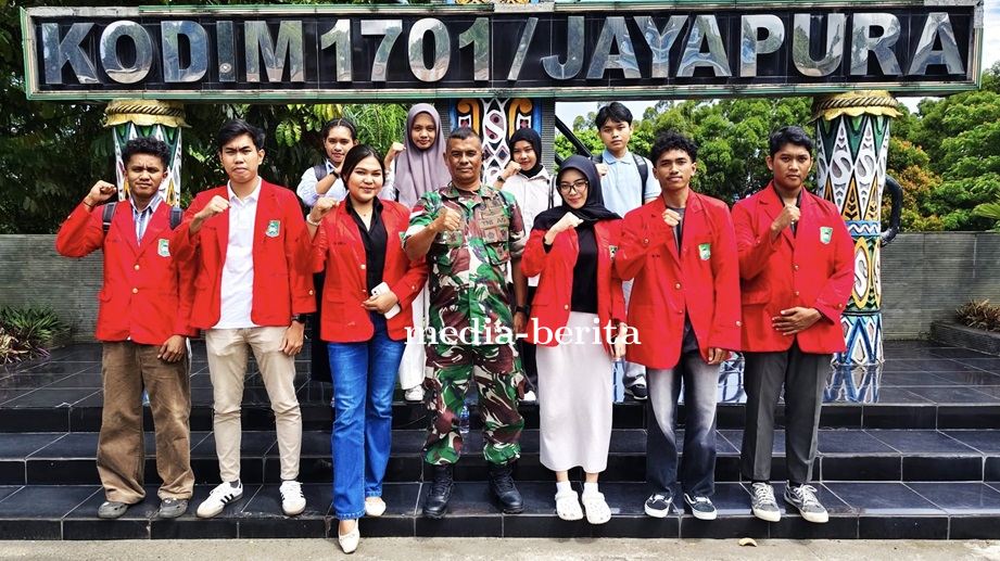 Kasdim 1701/Jayapura Ajak Mahasiswa Yapis Papua Bersatu Menangkal Radikalisme dan Separatisme