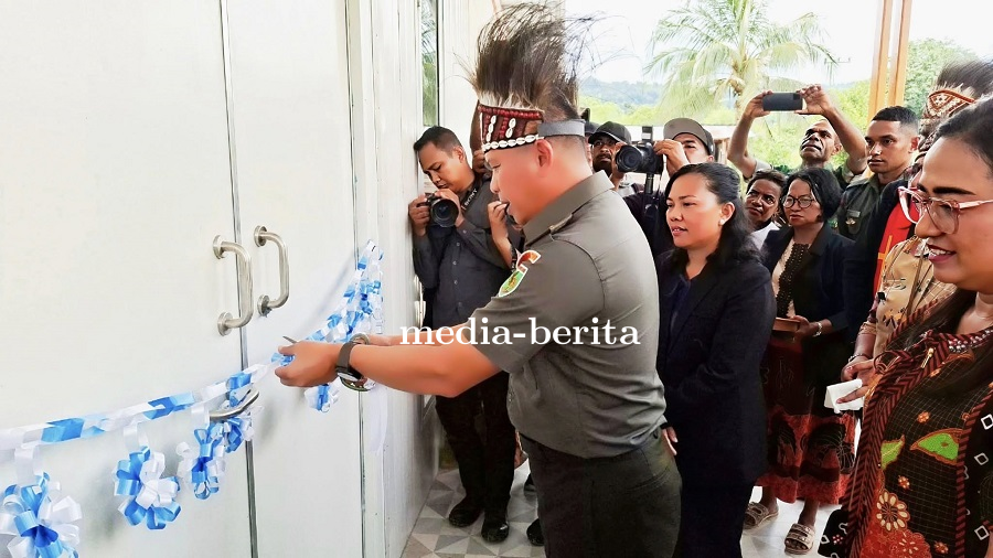 Hadiri Peresmian Gereja GSJA Solideo, Kodim 1701/Jayapura Teguhkan Komitmen Perkuat Kerukunan di Kee