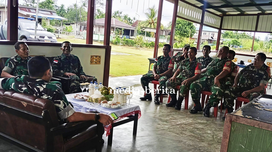 Perkuat Fasilitas Satuan, Dandim 1701/Jayapura Cek Langsung Rencana Perbaikan Kantor Koramil Skanto