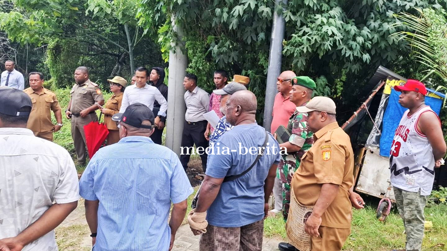 Kasdim 1701/Jayapura Dampingi Wakil Wali Kota Bahas Penyelesaian Lahan Kawasan Youtefa