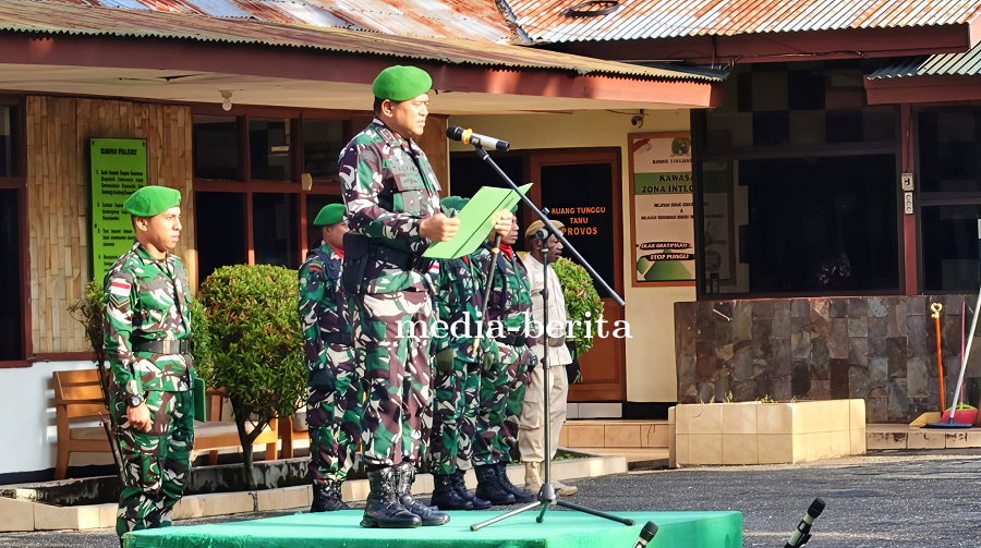Upacara Bendera, Dandim 1701/Jayapura: Prajurit Jauhi Pelanggaran dan Introspeksi Diri