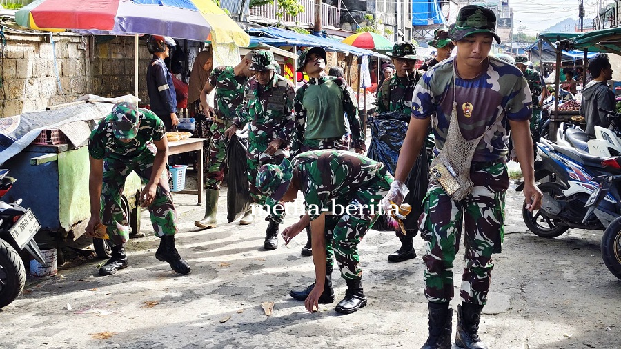 Kodim 1701/Jayapura Turut Sukseskan Karya Bakti Kodam XVII/Cenderawasih