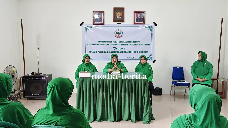 Ketua Persit Kodim Jayapura Tegaskan Komitmen Hidup Sehat Lewat Senam