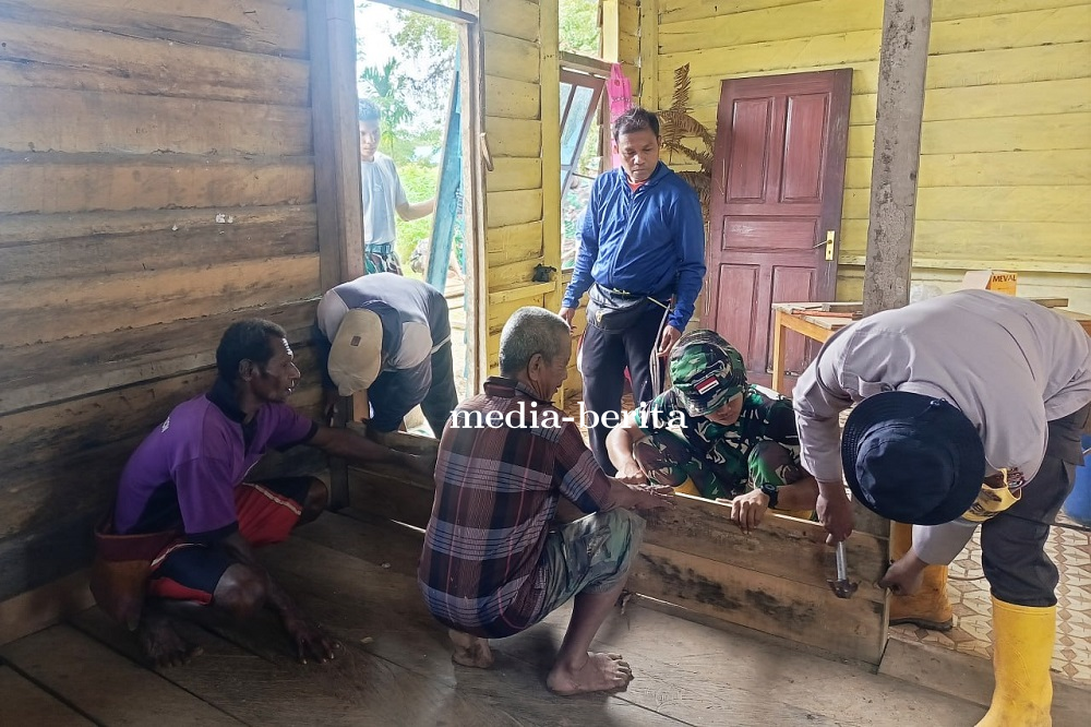 Sentuhan Tulus Tangan Prajurit; Hadirkan Rumah Impian Masyarakat Kamno Sari
