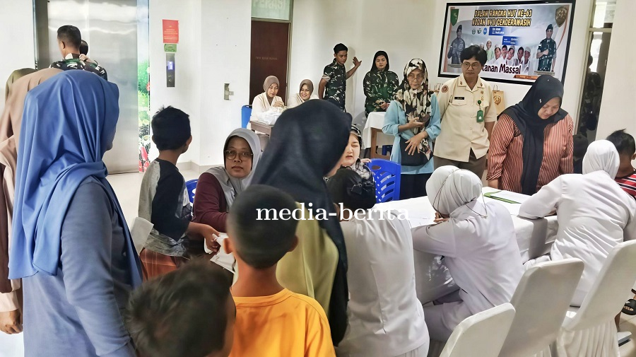 Khitanan Massal Peringatan HUT Kodam ke-63, Kasdim Jayapura: TNI Hadir untuk Bantu Masyarakat