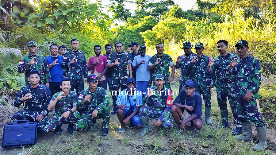 Libatkan Tokoh Adat dan Pemilik Hak Ulayat, Asren dan Dandim Survei Lokasi Pembangunan Yon Armed