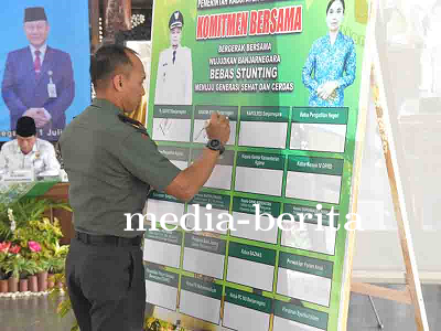 Dandim 0704 Banjarnegara Rembuk Stunting Bersama Forkopimda