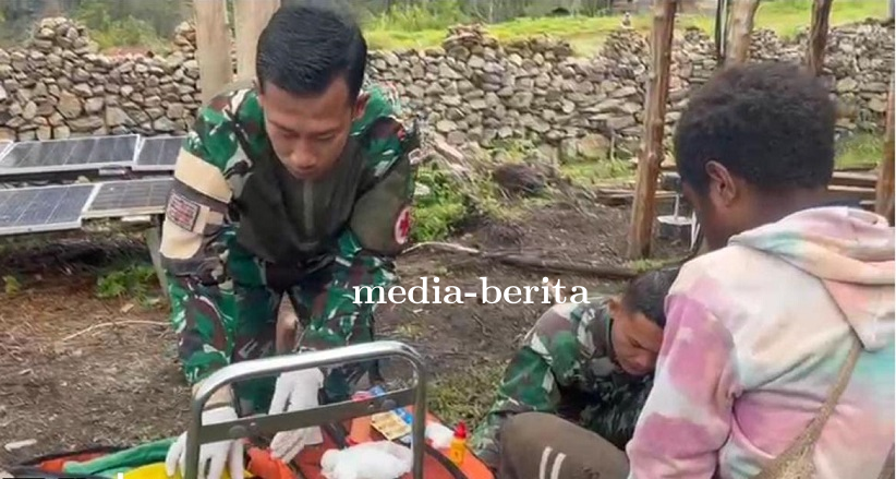 Pengobatan Merah Putih Di Ujung Timur oleh TNI AD