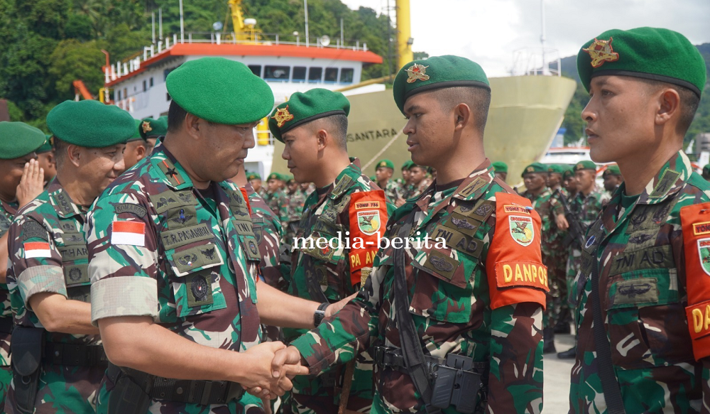 Danrem 172/PWY Sambut Kepulangan Prajurit Yonif 756/WMS: Kalian Prajurit Terbaik dan Terhormat