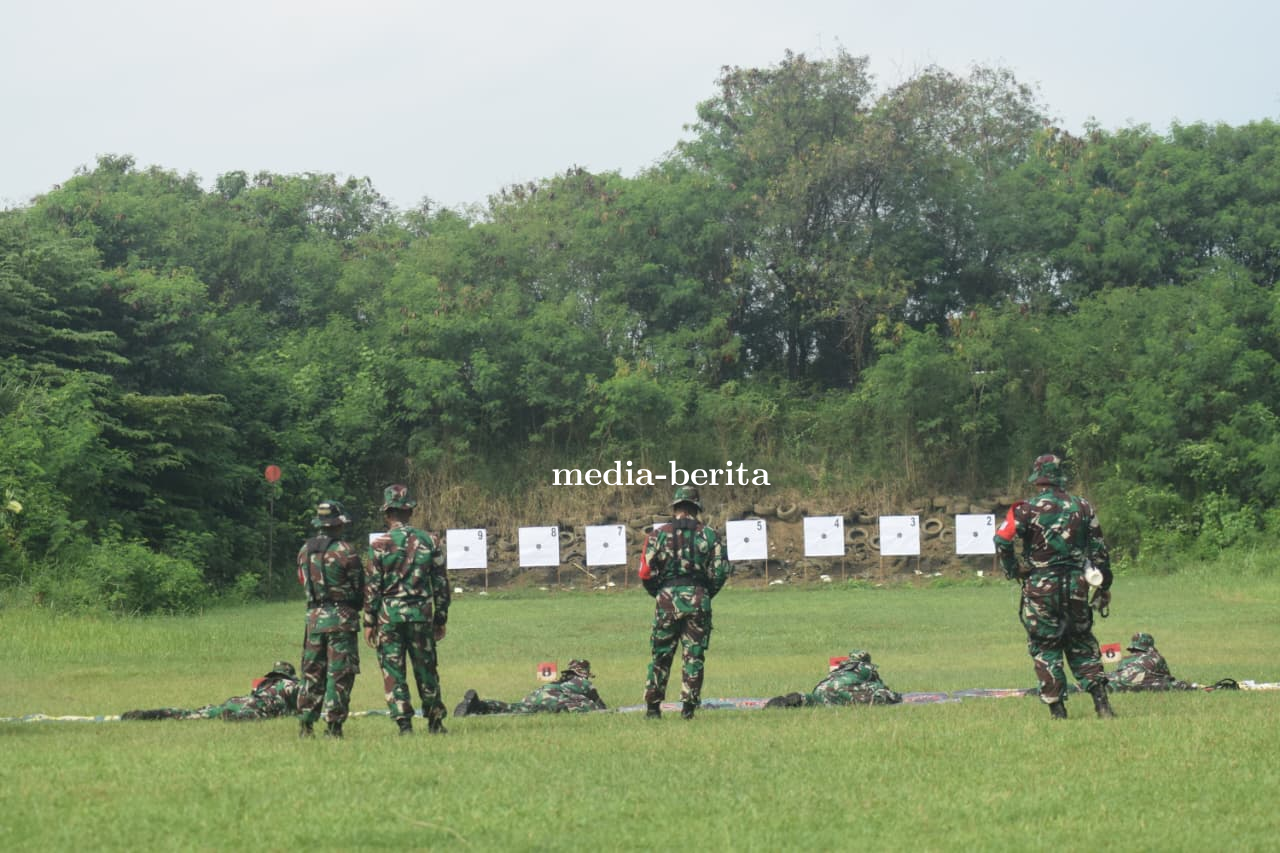 Kodim 0712 Tegal Gelar Latihan Menembak Senjata Ringan Semester II TA 2025