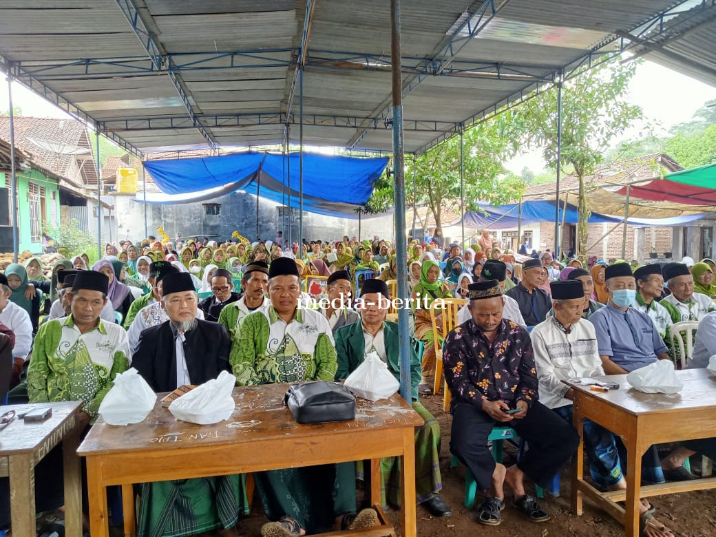 Masih Rangkaian HSN Th  2022 MWC NU Punggelan Gelar Pengajian Di Desa Klapa