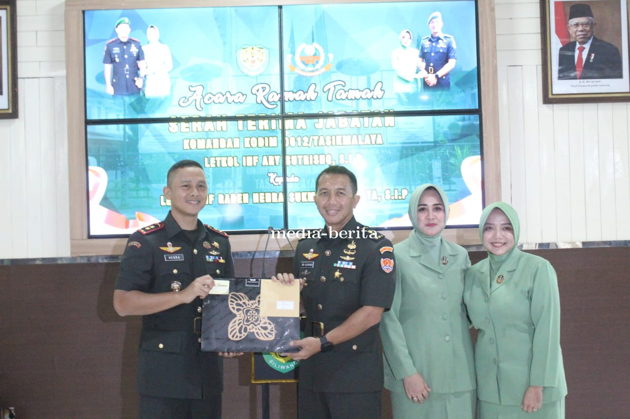 Dandim 0612/Tasikmalaya Resmi Dijabat Oleh Letkol Inf Raden Henra Sukmadjidibrata S.I.P.