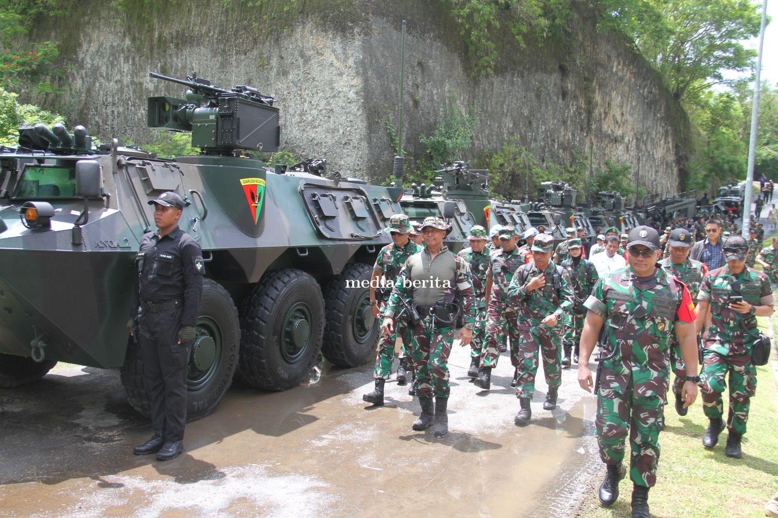 TNI Commander Checks GWK Venue, Regional Security Task Force Enters Position and Ready to Secure G20