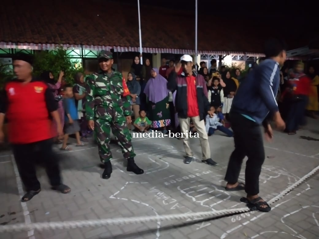 Babinsa Talang Pantau Kegiatan Lomba HUT RI Ke-78 Tahun 2023