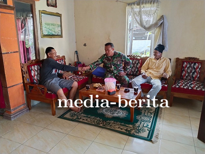 Satgas TMMD Reguler ke-120 Jalin Komunikasi dengan Tokoh Masyarakat Desa Sijenggung