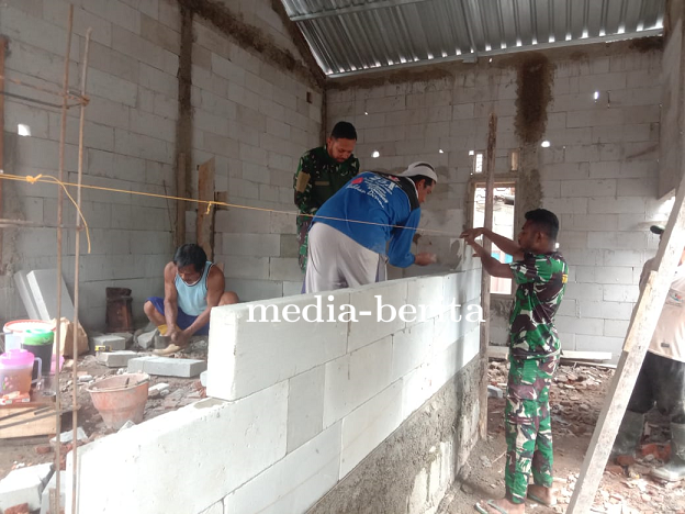 Satgas TMMD Kodim Banjarnegara Mulai Rehab RTLH di Hari Ketiga Belas TMMD Reguler ke-120