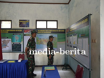 Dandim Banjarnegara Tinjau Pos Komando Taktis TMMD Reguler ke-120 
