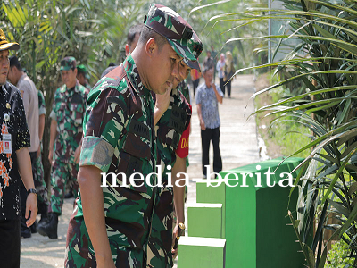 Tinjauan Jembatan Desa Sijenggung oleh Tim Wasev PJO TMMD Reguler ke-120 TA 2024