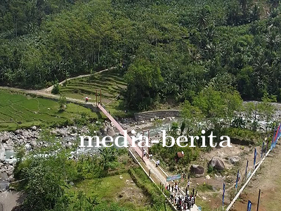 TMMD Reguler ke-120 Kodim 0704 Banjarnegara Tampilkan Keindahan Desa Sijenggung dari Udara