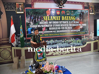 Wasev PJO TMMD Reguler ke-120 TA 2024 Kunjungi Desa Sijenggung