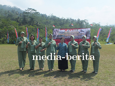 Penutupan TMMD Reguler ke-120 di Banjarnegara Dihadiri Ketua Persit Kartika Chandra Kirana