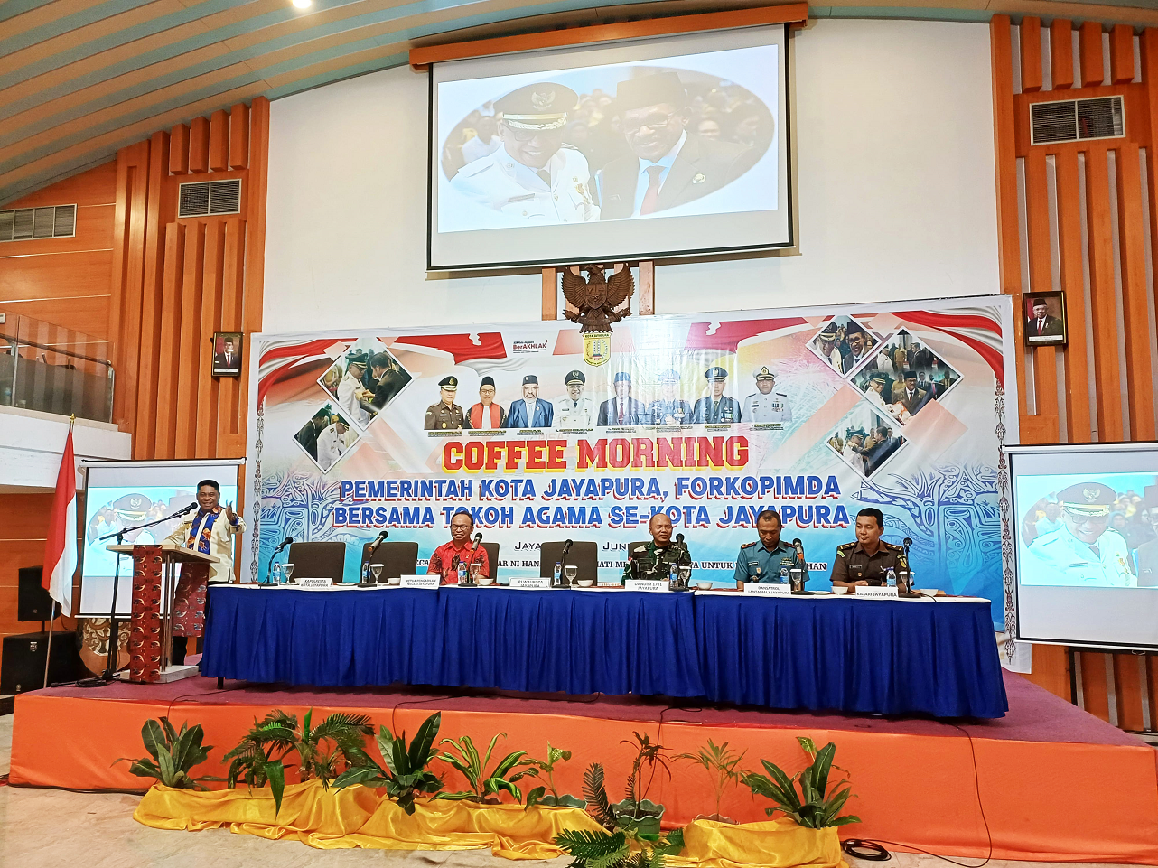 Coffee Morning Dandim Jayapura Dukung Pemerintah Kota Perbaiki Permasalahan Kota Jayapura Bersama To
