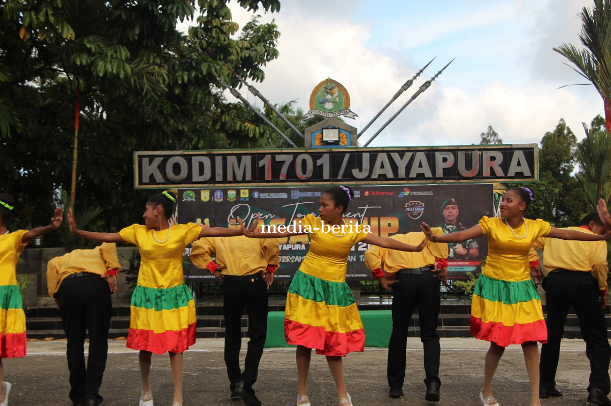 Ini Harapan Dandim Jayapura Saat Membuka Lomba Tari Yospan Piala Kasad 2023