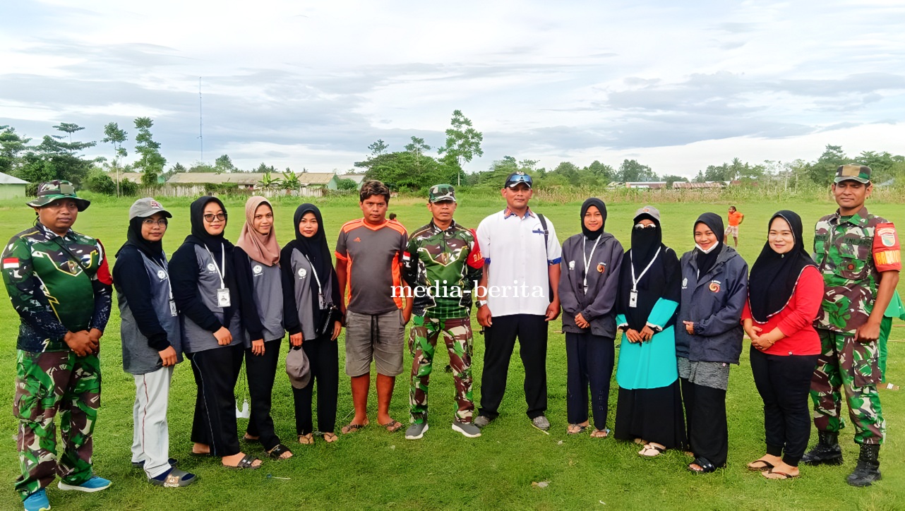 Meriahkan HUT RI ke 78 Babinsa Bersama Karang Taruna dan Mahasiswa Gelar Lomba