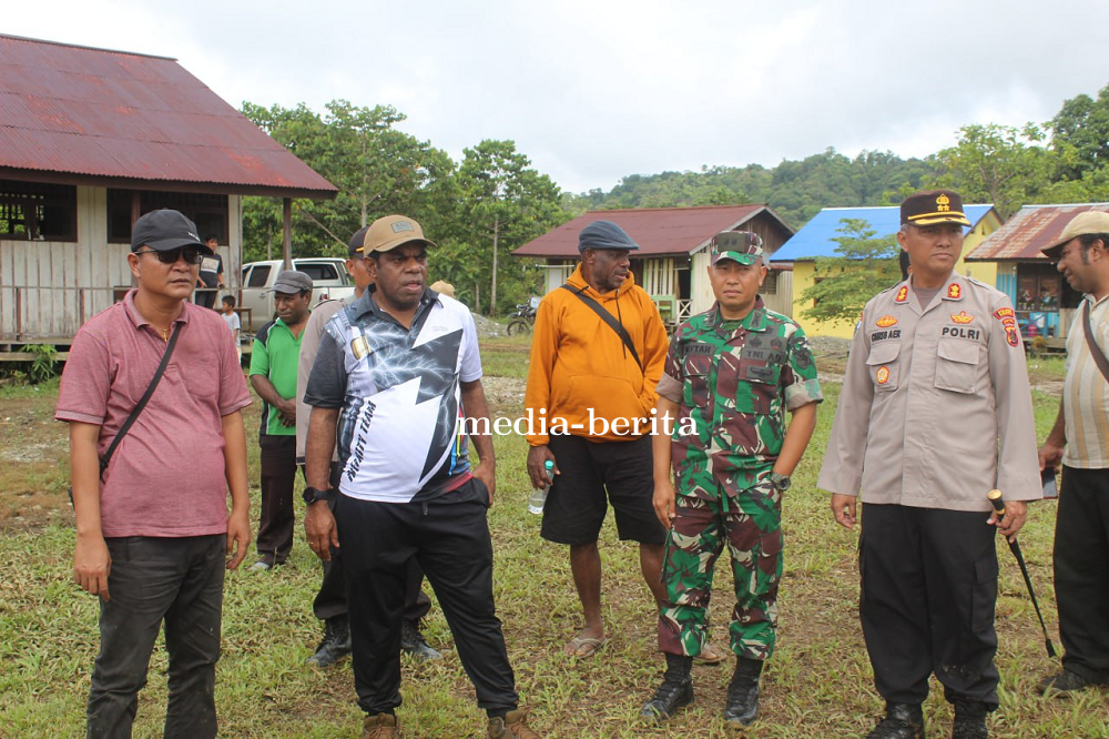 Selaras Dengan Bupati Keerom Kasdim Jayapura Dukung Relokasi Kampung Towe Atas