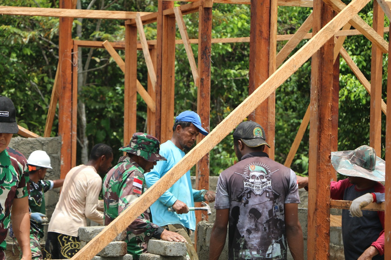 Kodim Jayapura Satgas Tmmd Ke 118 Tahun 2023 Di Distrik Airu