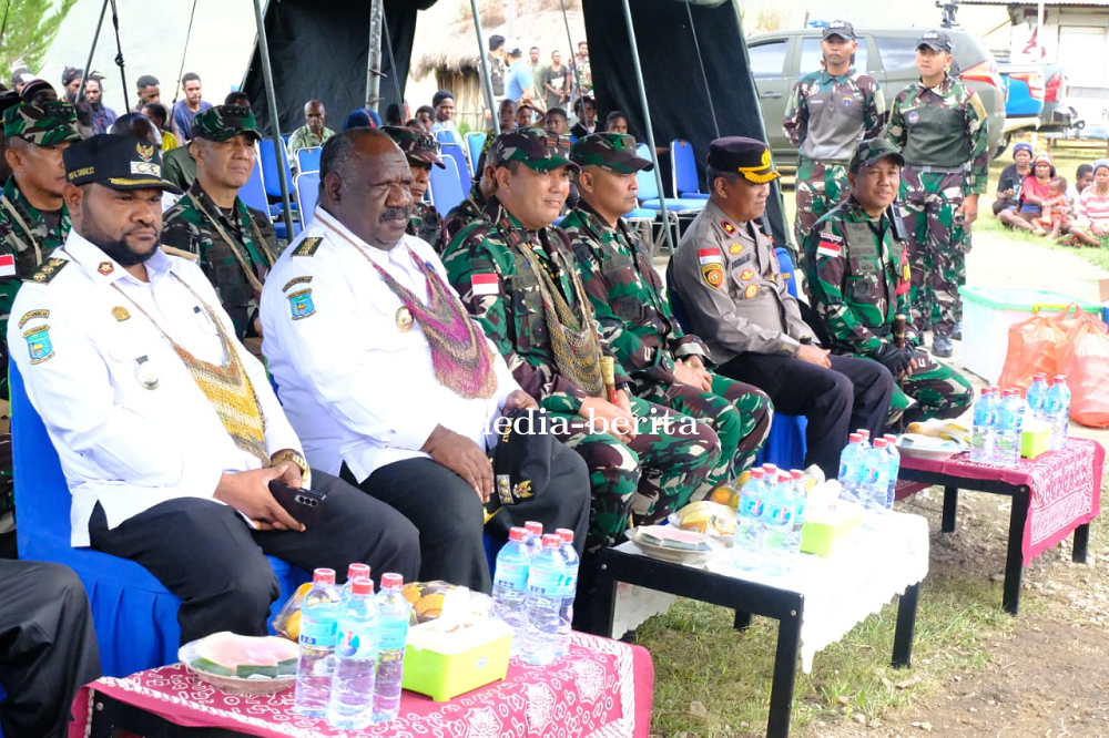 TNI Bangun Akses Air Bersih dan MCK di Lanny Jaya, Danrem 172/PWY: Kami Dukung Penuh Program Bupati