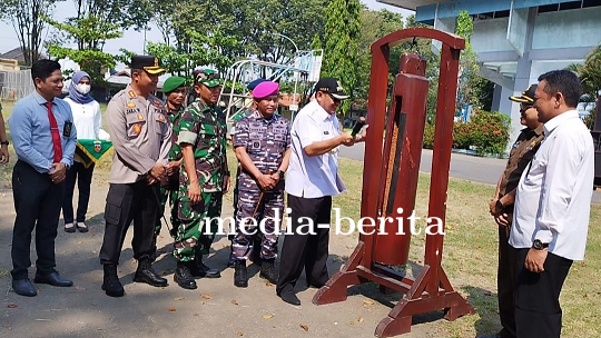 Wakili Dandim, Kasdim Tegal Hadiri Pembukaan TMMD Sengkuyung Tahap I Tahun 2023 Kota Tegal